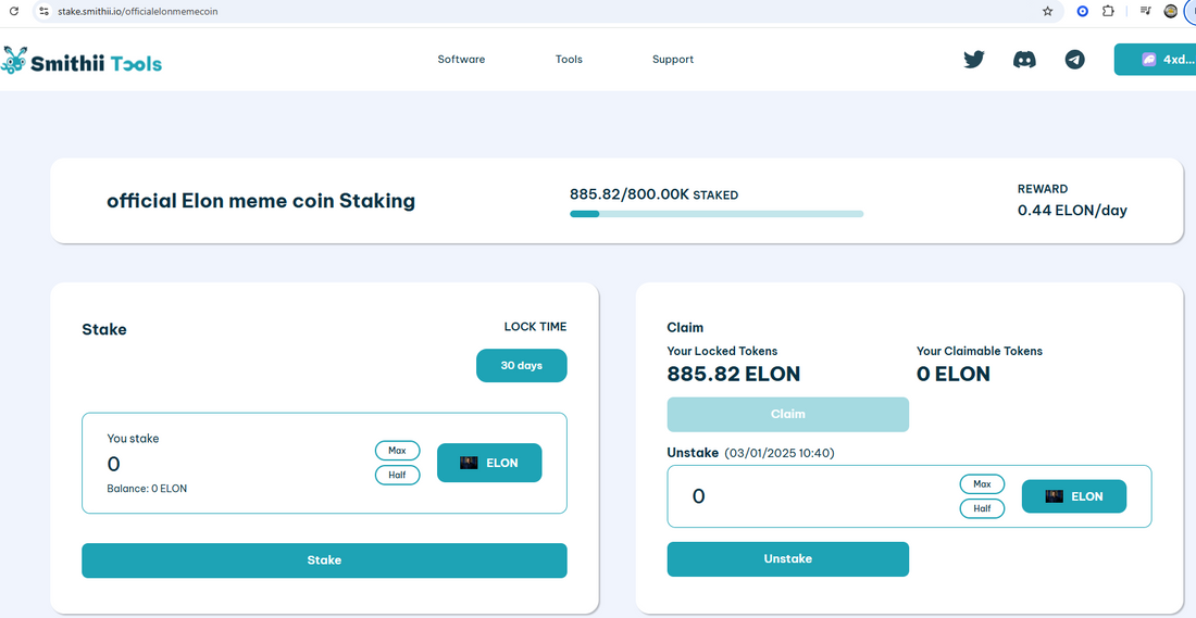 18% Optimus Staking Reward has been activated with smithii.io